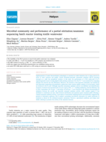 Microbial community and performance of a partial nitritation/anammox sequencing batch reactor treating textile wastewater