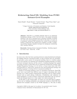 Kickstarting OntoUML modeling from PURO instance-level examples