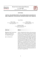 Digital Transformation and Internationalisation of SMEs: Emerging Challenges, Opportunities and Threats