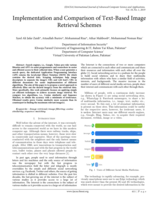 Implementation and comparison of text-based image retrieval schemes