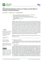 Embodied Simulations of Forces of Nature and the Role of Energy in Physical Systems