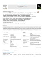 Generation and characterization of three human induced pluripotent stem cell lines (EURACi007-A, EURACi008-A, EURACi009-A) from three different individuals of the same family with arrhythmogenic cardiomyopathy (ACM) carrying the plakophillin2 p.N346Lfs*12 mutation