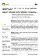 Authenticity of Hay Milk vs. Milk from Maize or Grass Silage by Lipid Analysis