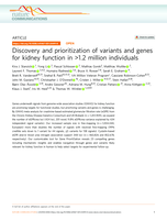 Discovery and prioritization of variants and genes for kidney function in >1.2 million individuals