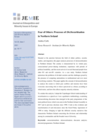 Fear of Others: Processes of (De)Securitisation in Northern Ireland