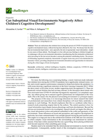 Can Suboptimal Visual Environments Negatively Affect Children’s Cognitive Development?