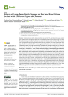 Effects of Long-Term Bottle Storage on Red and Rosé Wines Sealed with Different Types of Closures