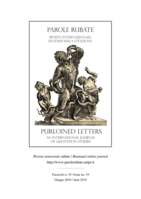 Tracce, memorie e sintomi. La citazione tra filologia, letteratura e linguistica
