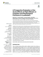 A Prospective Evaluation of the Acute Effects of High Altitude on Cognitive and Physiological Functions in Lowlanders