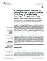 A Divergence-Based Approach for the Identification of Atrial Fibrillation Focal Drivers From Multipolar Mapping: A Computational Study