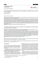 Sports beyond genders. Sociological analysis on the participation of transgender women in female sport competitions