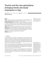 Tourism and the new generations: emerging trends and social implications in Italy