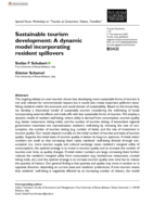 Sustainable tourism development: A dynamic model Incorporating resident spillovers