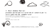 Il Rural Commons Festival: processo partecipativo e pratiche di comunità per la cura e gestione dei commons rurali