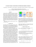 Accurate Target Annotation in 3D from Multimodal Streams