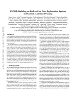 INODE: Building an End-to-End Data Exploration System in Practice