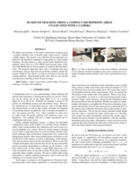 3D Mouth Tracking from a Compact Microphone Array Co-Located with a camera