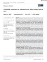 Physiologic osteoclasts are not sufficient to induce skeletal pain in mice