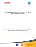 Fabbisogno professionale e formativo dei servizi linguistici nelle imprese