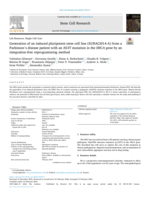 Generation of an induced pluripotent stem cell line (EURACi014-A) from a Parkinson's disease patient with an A53T mutation in the SNCA gene by an integration-free reprogramming method