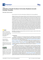 Attitudes of South Tyrolean University Students towards German Varieties