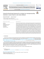 Using the EntreComp framework to evaluate two entrepreneurship education courses based on the Korda Method