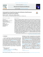 Automated test-based learning and verification of performance models for microservices systems