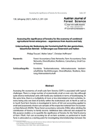 Assessing the significance of forestry for the economy of combined agricultural-forest enterprises – experiences from Austria and Italy
