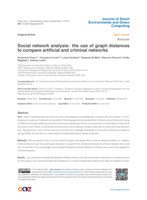 Social network analysis: the use of graph distances to compare artificial and criminal networks
