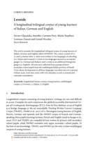 Leonide: A longitudinal trilingual corpus of young learners of Italian, German and English