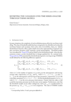 Revisiting the Canadian lynx time series analysis through TARMA models