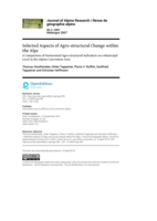 Selected Aspects of Agro-structural Change within the Alps: A Comparison of Harmonised Agro-structural Indicators on a Municipal Level in the Alpine Convention Area