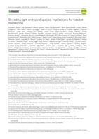 Shedding light on typical species: Implications for habitat monitoring