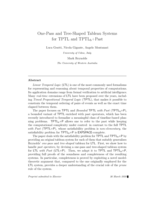 One-pass and tree-shaped tableau systems for TPTL and TPTLb+Past