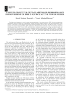 A Multi–Objective Optimization for Performance Improvement of the Z–Source Active Power Filter