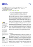 Isolating the Role of the Transport System in Individual Accessibility Differences: A Space-Time Transport Performance Measure