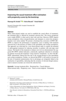 Improving the causal treatment effect estimation with propensity scores by the bootstrap