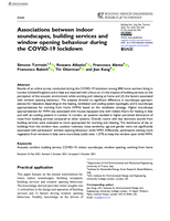 Associations between indoor soundscapes, building services and window opening behaviour during the COVID-19 lockdown