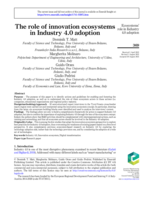 The role of innovation ecosystems in Industry 4.0 adoption