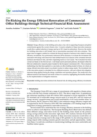 De-Risking the Energy Efficient Renovation of Commercial Office Buildings through Technical-Financial Risk Assessment