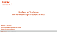Resilienz im Tourismus: Ein destinationsspezifischer Ausblick
