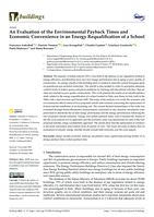 An Evaluation of the Environmental Payback Times and Economic Convenience in an Energy Requalification of a School