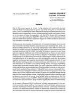 The social and ecological value added of small-scale forestry to the Bio-Economy