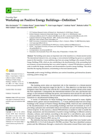 Workshop on Positive Energy Buildings—Definition