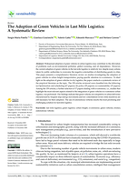 The Adoption of Green Vehicles in Last Mile Logistics: A Systematic Review