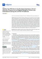 “Online You Will Never Get the Same Experience, Never”: Minority Perspectives on (Digital) Religious Practice and Embodiment during the COVID-19 Outbreak