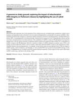 A genome on shaky ground: exploring the impact of mitochondrial DNA integrity on Parkinson's disease by highlighting the use of cybrid models