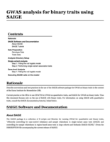 IfB Wiki Protocol: GWAS analysis for binary traits using SAIGE