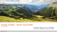 Energy model – South Tyrol 2050