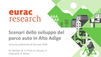 Scenari dello sviluppo del parco auto in Alto Adige